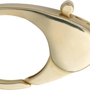 Karabiner gewölbt Gold 333/-Gg 40,00mm gegossen