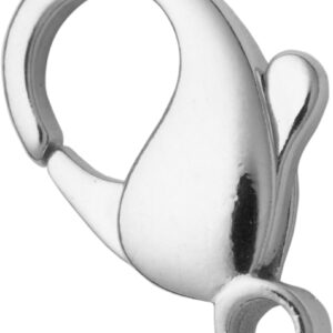 Karabiner gewölbt Silber 925/- 17,00mm gegossen