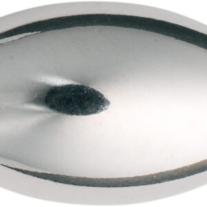 Schmuckschließe einreihig Silber 925/-, oval, L 10,00 x B 6,00mm