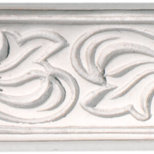 Schmuckschließe einreihig Silber 925/-, rechteckig, L 11,00 x B 5,00mm