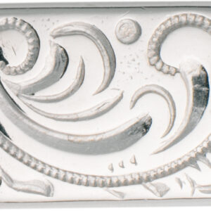 Schmuckschließe einreihig Silber 925/-, rechteckig, L 12,00 x B 7,00mm