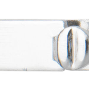 Kastenschnäpper Metall rhodiniert, L 9,00 x B 3,10mm