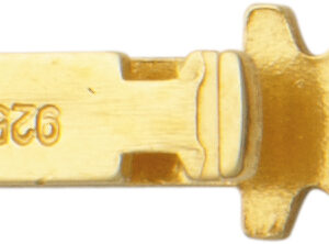Kastenschnäpper Silber 925/- gelb einreihig, L 5,00 x B 1,70mm