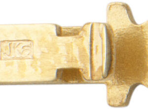 Kastenschnäpper Gold 585/-Gg einreihig, L 5,00 x B 1,70mm