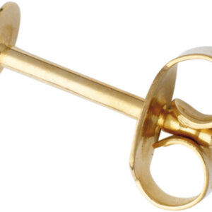 Ohrstecker mit Platte Ø  4,00mm Gold 585/-Gg