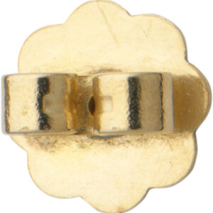 Ohrmutter Gold 750/-Gg mit Platte Ø 8,00mm