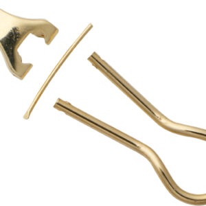 Ohrclip-Mechanik Gold 585/-Gg mit gegossenen Böckchen Höhe 6,50mm Bügellänge 20,00mm