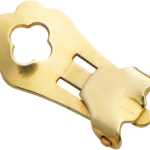 Ohrclip-Mechanik gestanzt Gold 585/-Gg Länge 16,00mm mit Federblech