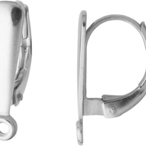 Brisur Öse quer glatt Silber 925/-