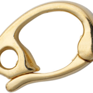 Ketteneinhänger Gold 585/-Gg 10,00x6,60mm mit Scharnier