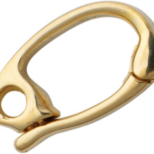 Ketteneinhänger Gold 750/-Gg 12,00x6,80mm mit Scharnier