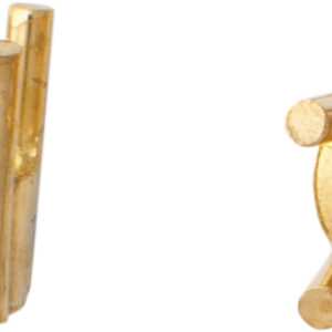 Chaton konisch Gold 585/-Gg Ø 2,80mm , Höhe 4,70mm mit 4 Stotzen, kurz