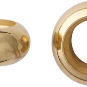 Zargenfassung bombiert Gold 750/-Gg Ø 4,50mm , Höhe 3,00mm