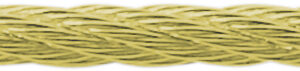 Litze Gold 750/-Gg Ø 0,60mm, fein kordierter Draht nicht ummantelt