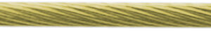 Litze Gold 750/-Gg Ø 1,10mm, fein kordierter Draht nicht ummantelt