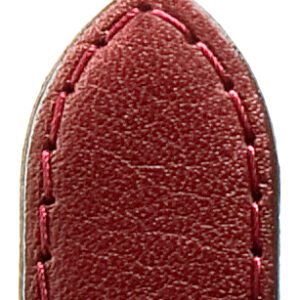 Lederband Derby 10mm bordeaux genäht