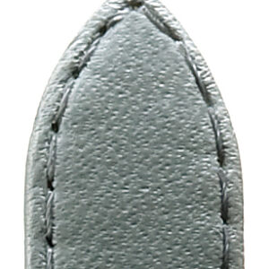 Lederband Derby 18mm hellgrau genäht
