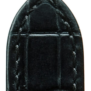 Lederband Bali 18mm schwarz mit eleganter Louisianaprägung