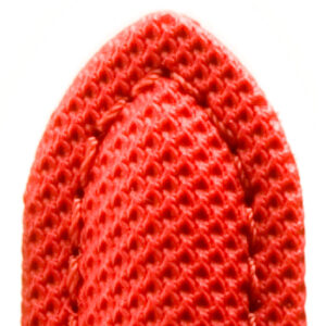 Lederband Traveller Waterproof 18mm rot bombiert