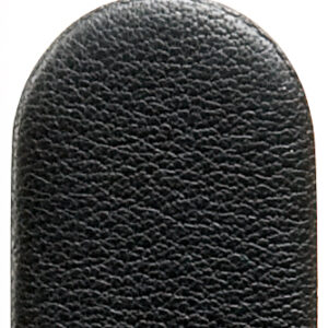 Lederband Elegance 18mm schwarz - geöffnet zum Kleben