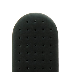 Lederband Design Waterproof 22mm schwarz mit Punktelochung