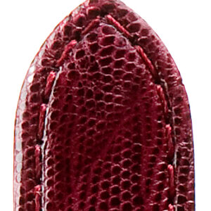 Lederband Teju Eidechse genäht 12mm bordeaux