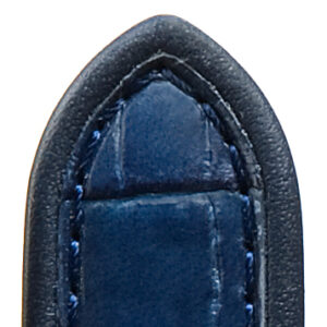 Lederband Imperator Waterproof 24mm dunkelblau mit Louisiana Prägung