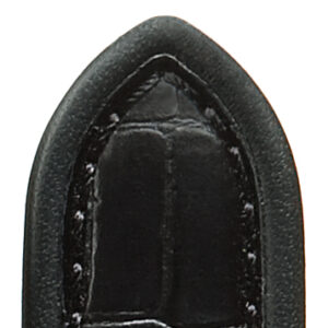 Lederband Imperator Waterproof 18mm schwarz mit Louisiana-Prägung