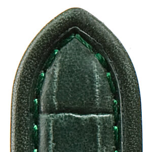 Lederband Imperator Waterproof 20mm dunkelgrün mit Louisiana Prägung