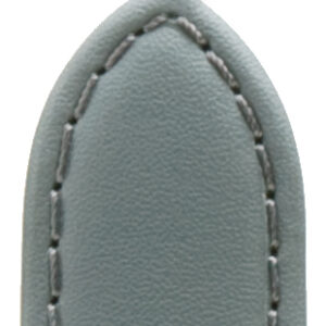 Lederband Kalb genäht Waterproof 20mm dunkelgrau