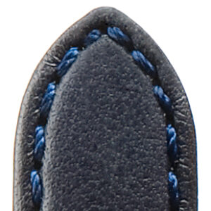 Lederband Oregon Handgenäht 20mm dunkelblau, extra lang handgenäht