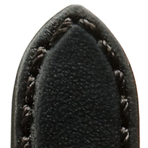 Lederband Oregon Handgenäht 22mm schwarz handgenäht