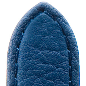 Lederband Sport Waterproof 18mm mittelblau