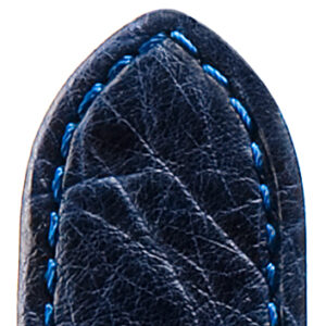Lederband Savanna 20mm dunkelblau genäht ohne Noppen