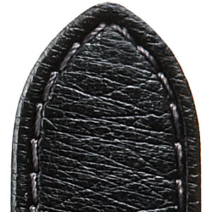 Lederband Savanna 20mm schwarz genäht ohne Noppen
