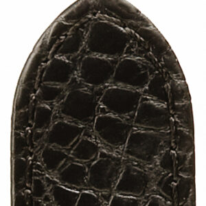 Lederband Krokodil Bentley 20mm schwarz bombiert