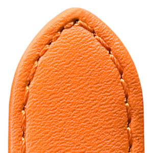 Lederband Lifestyle 14mm orange genäht