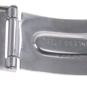 Faltschließe Titan 14mm, Ansatz 7mm mattiert mit 2 Drückern