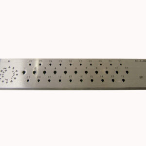 Zieheisen tropfenform 9x6,5 - 6x4,3 mm