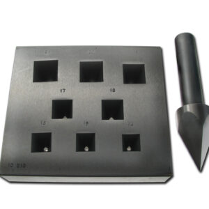 Einstauchmatrize Viereck 14x14 - 21x21 mm