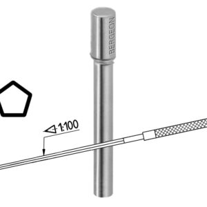 Zapfenreibahlen mit Heft 0,05 mm