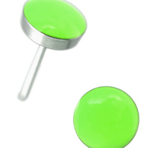 Erstohrstecker System 75 Novelty Neon grün