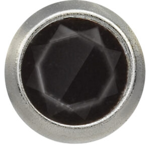 Erstohrstecker System 75 Titan Stein schwarz Studex