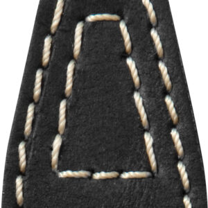 Lederband Nevada 20mm schwarz