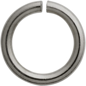 Binderinge rund Edelstahl/weiß 4,5 Stärke0,7mm