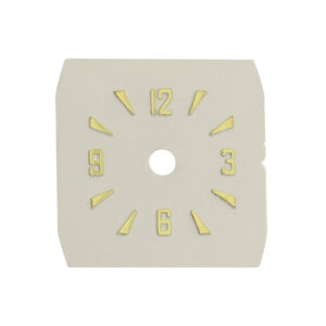 AS 1676* Zifferblatt weiss 12,5 x 12,5