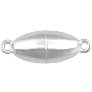 Magnetschließe Langer Olive 925/- pol. Ø 12,0mm x 26,0mm