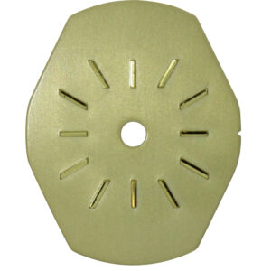 FHF 69-21 Zifferblatt gelb, Tonnenform, 18,6x15,1mm