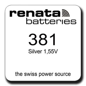 Renata 381 Knopfzelle