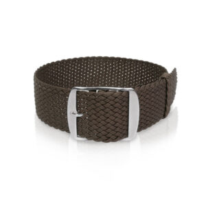 Perlonband dunkelbraun, 18mm